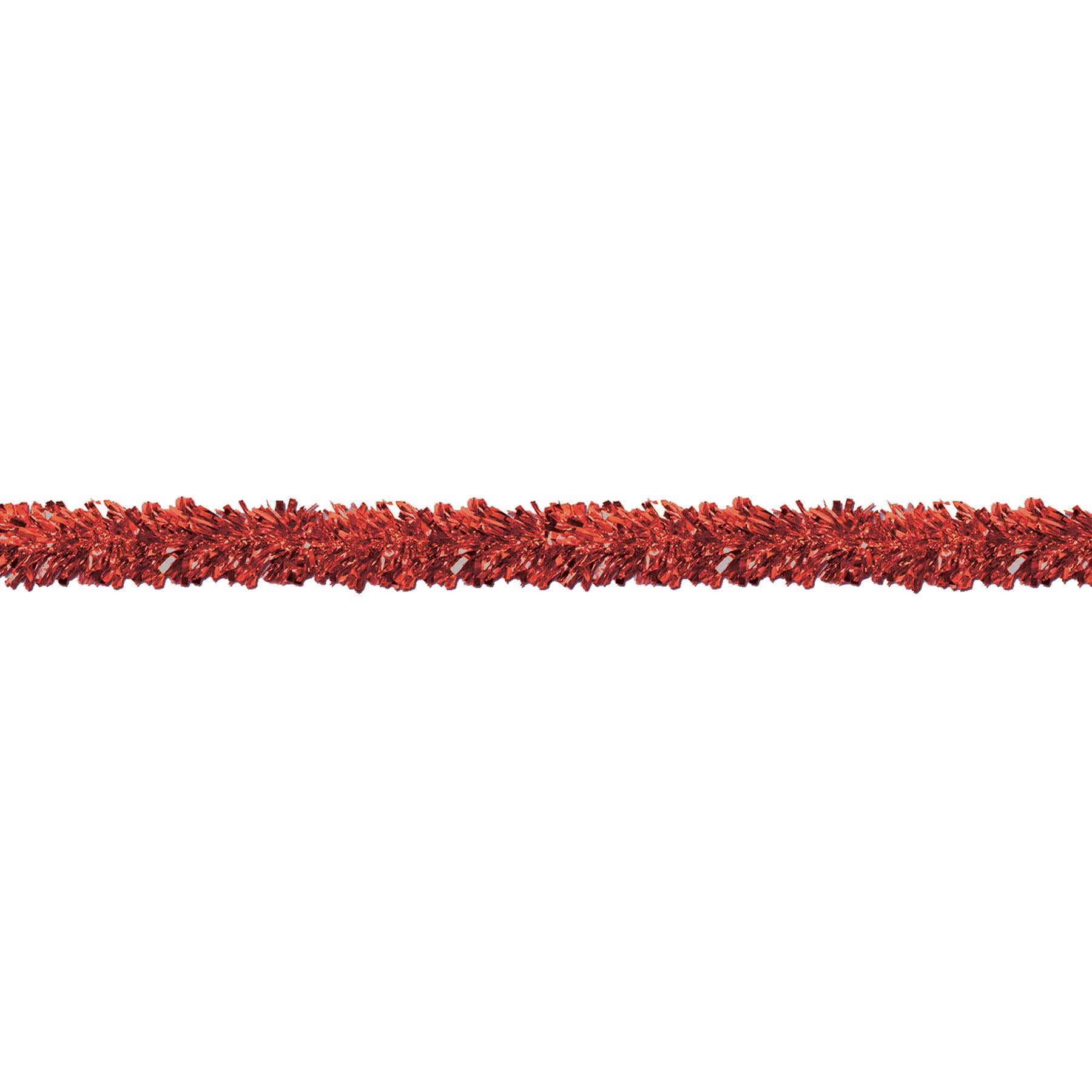 Beistle 6-Ply Metallic Party Festooning Garland - red