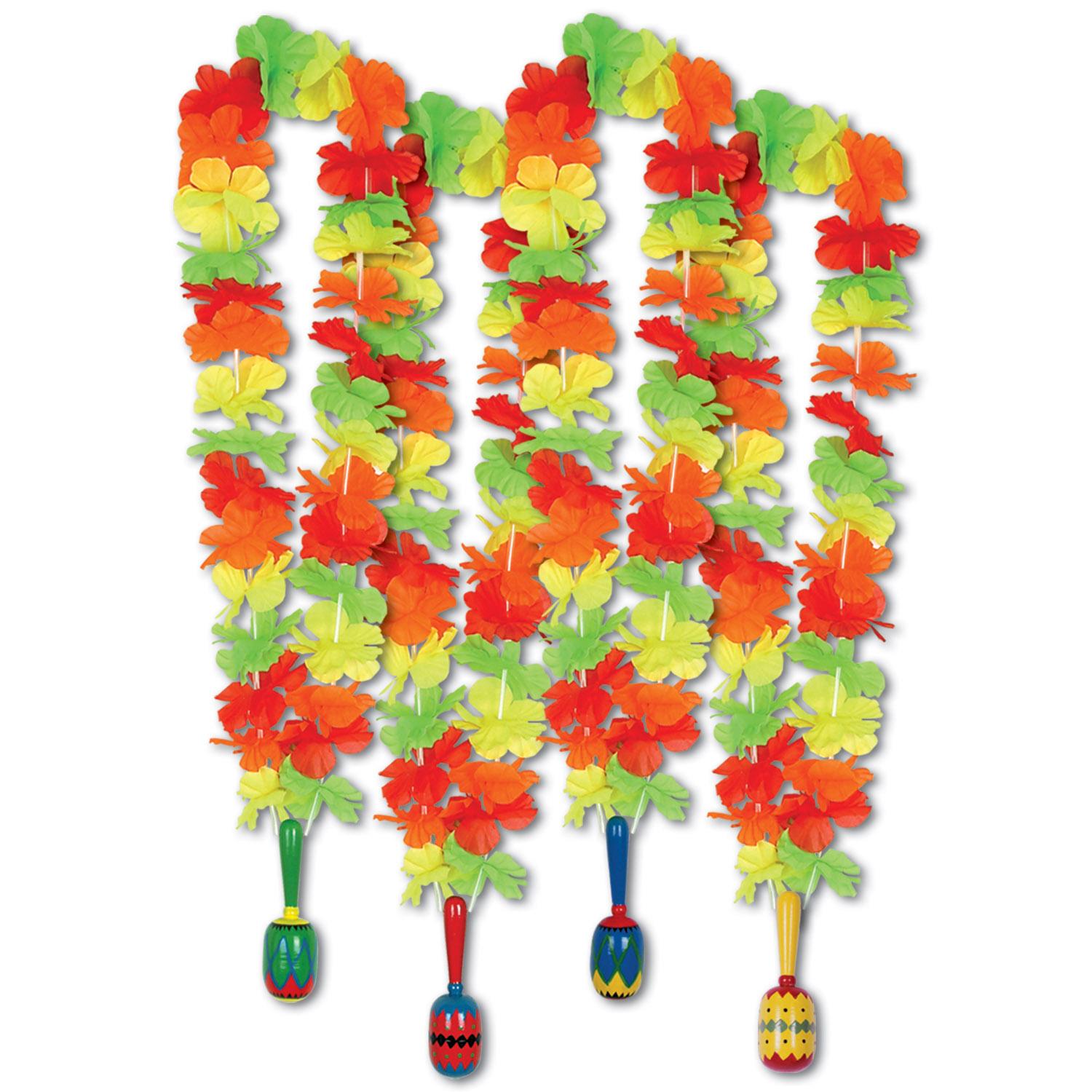 Beistle Fiesta Lei with Maraca Medallion