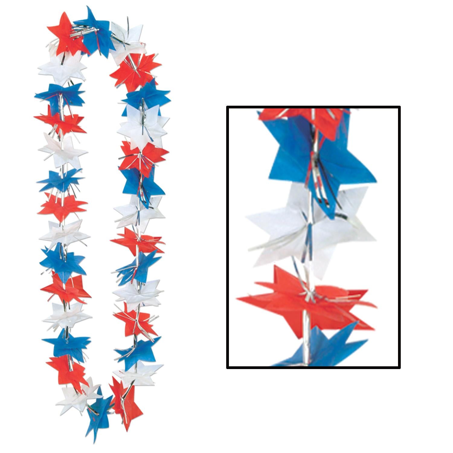 Beistle Patriotic Star Party Lei