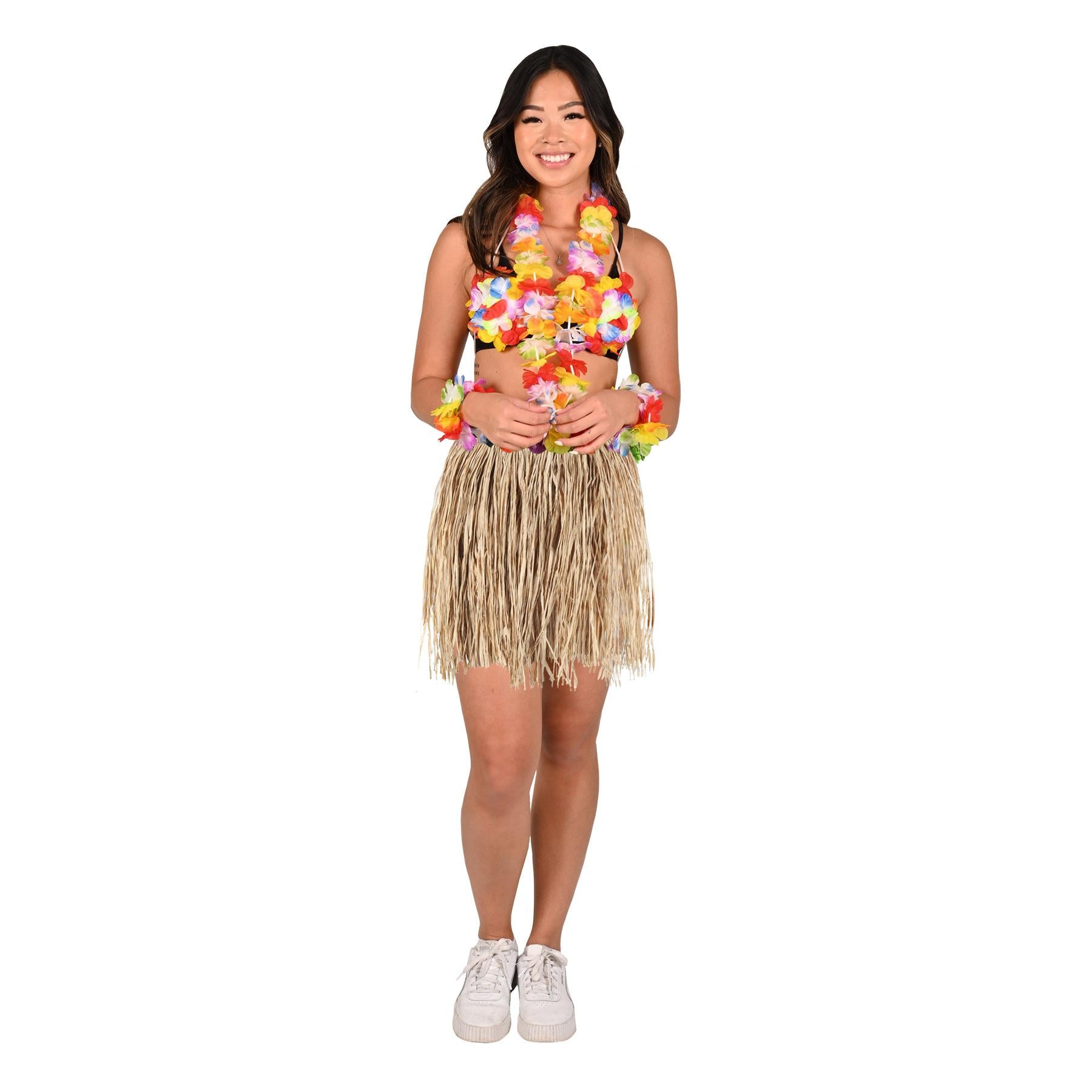 Beistle Luau Party Teen Raffia Hula Skirt