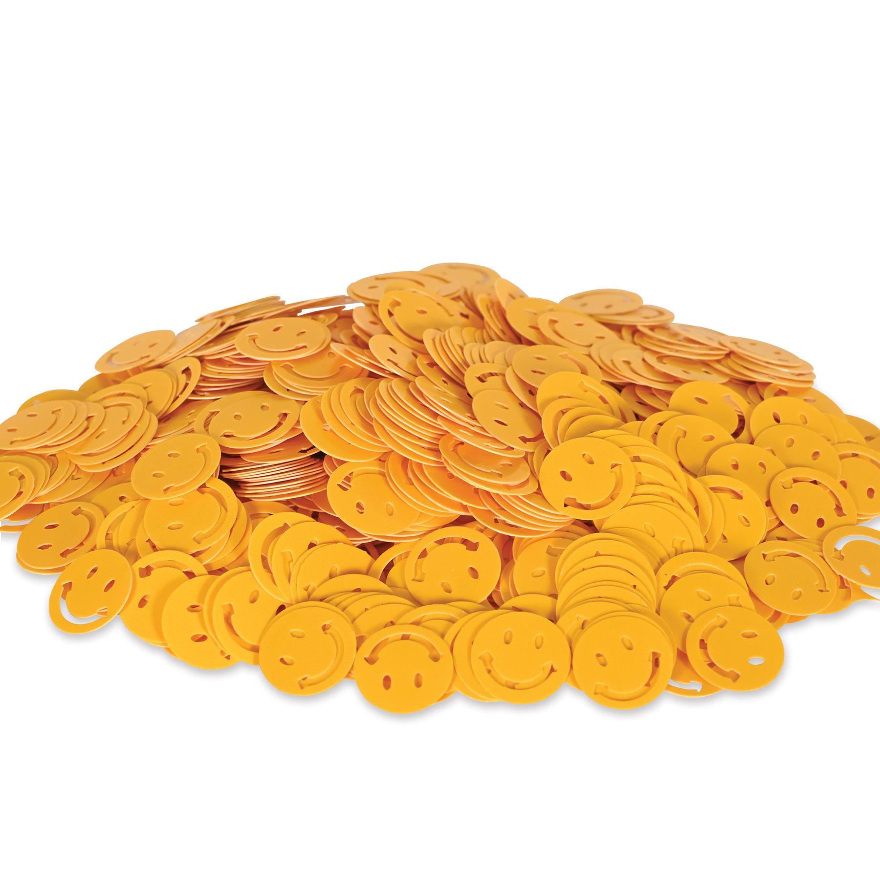 Beistle Confetti Smile Faces yellow (1 Oz/Pkg)