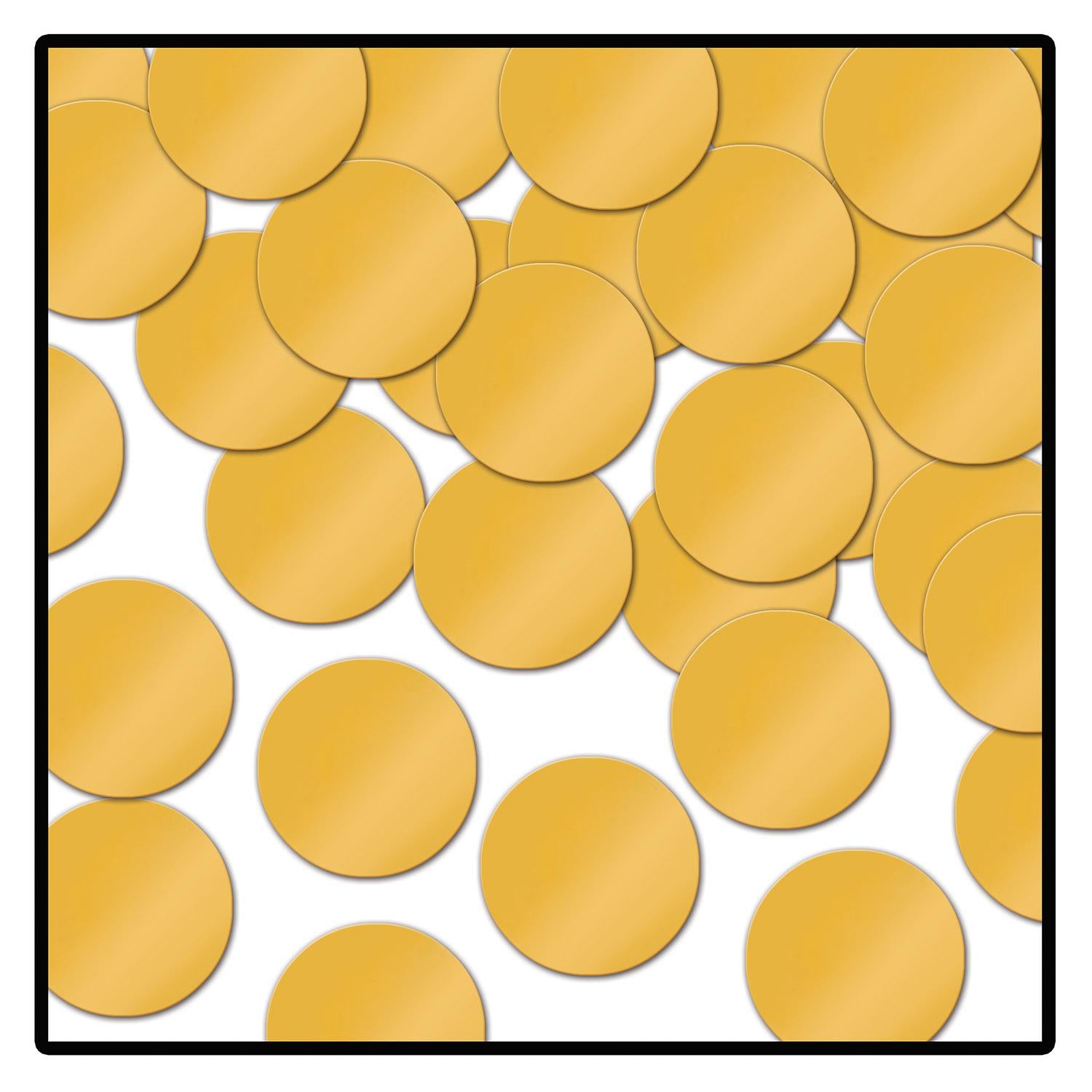 Beistle Party Confetti Dots gold (1 Oz/Pkg)