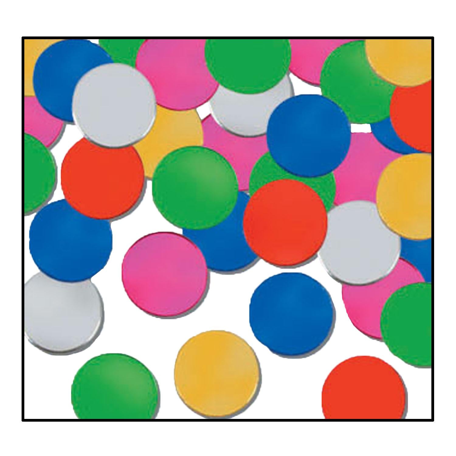 Beistle Party Confetti Dots multi-color (1 Oz/Pkg)