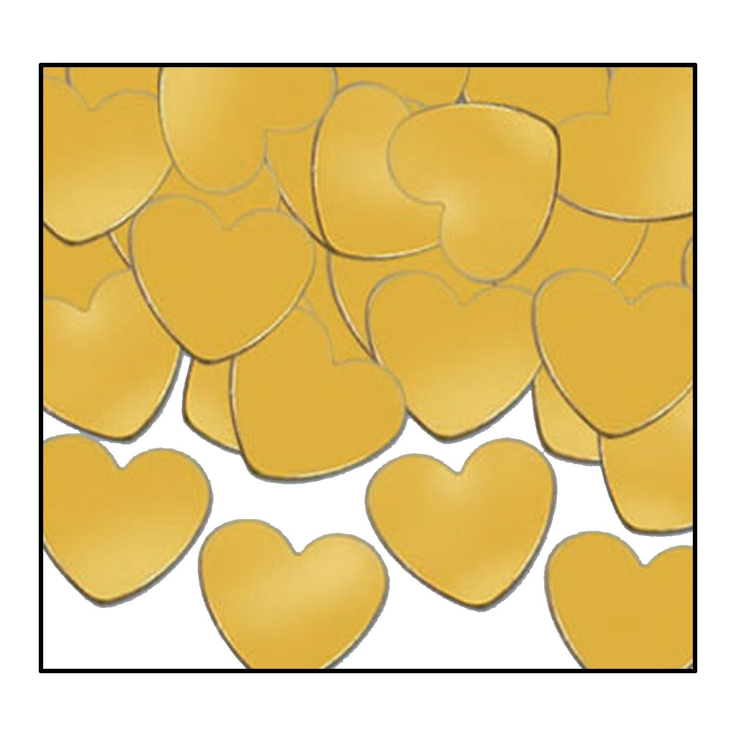 Beistle Party Confetti Hearts gold (1 Oz/Pkg)