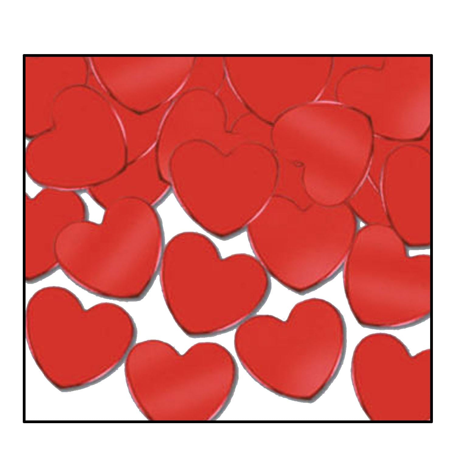 Beistle Party Confetti Hearts red (1 Oz/Pkg)