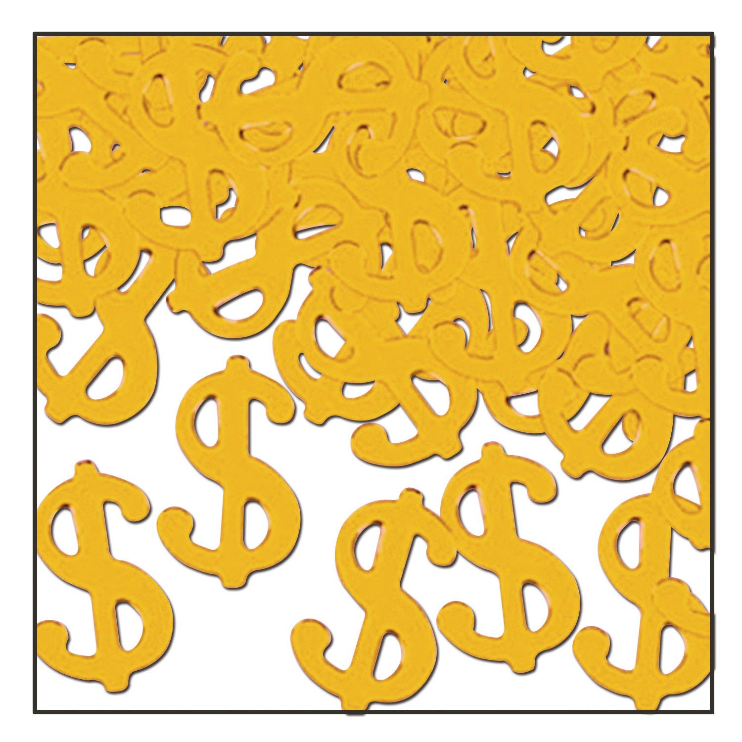 Confetti $ Silhouettes Party Decoration gold (1 Oz/Pkg)