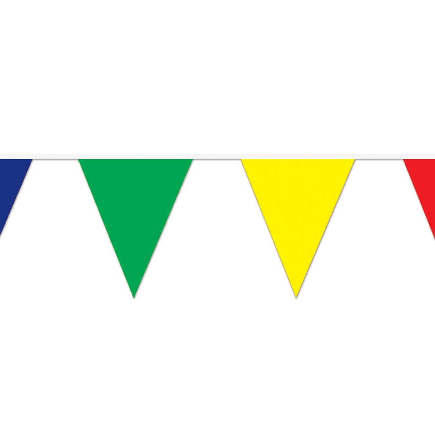 120 ft. Beistle Multi-Color Party Pennant Banner