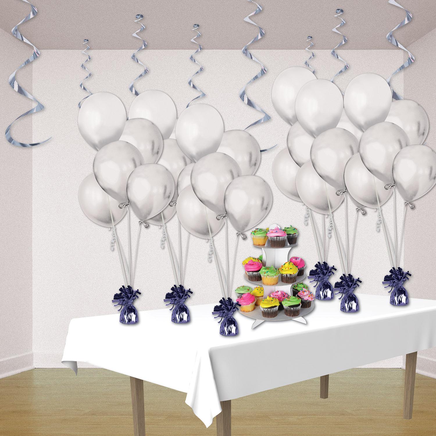 Beistle Metallic Wrapped Party Balloon Weight - lavender