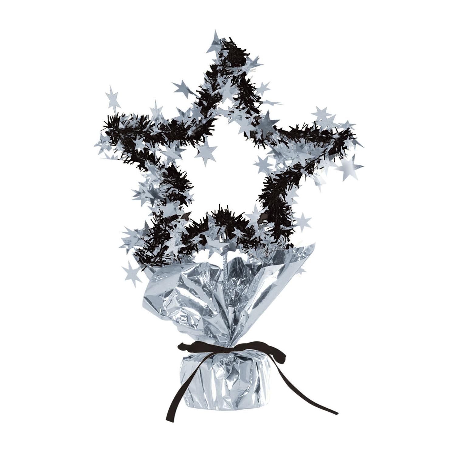 New Year's Eve Star Gleam 'N Shape Centerpiece - silver