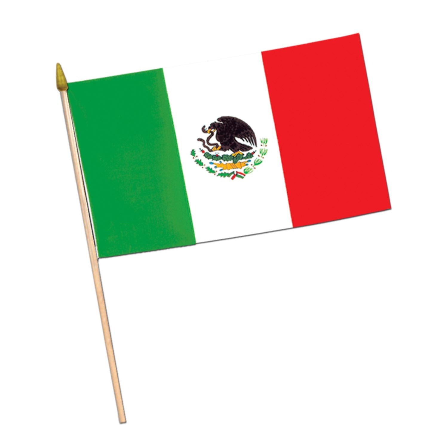 Beistle Fiesta Mexican Flag - Fabric (6 Inches)