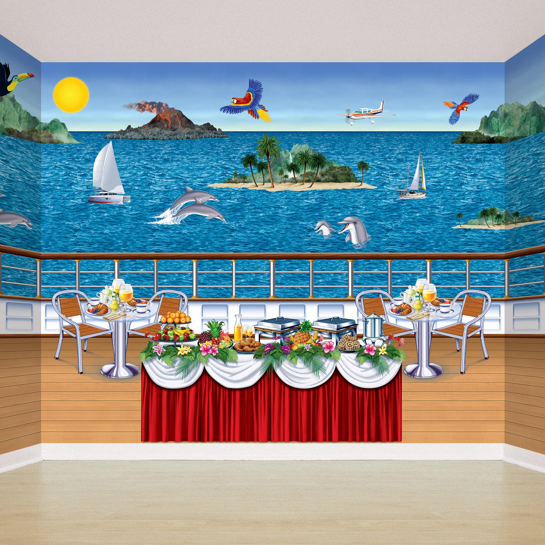 Beistle Cruise Ship Deck Party Backdrop