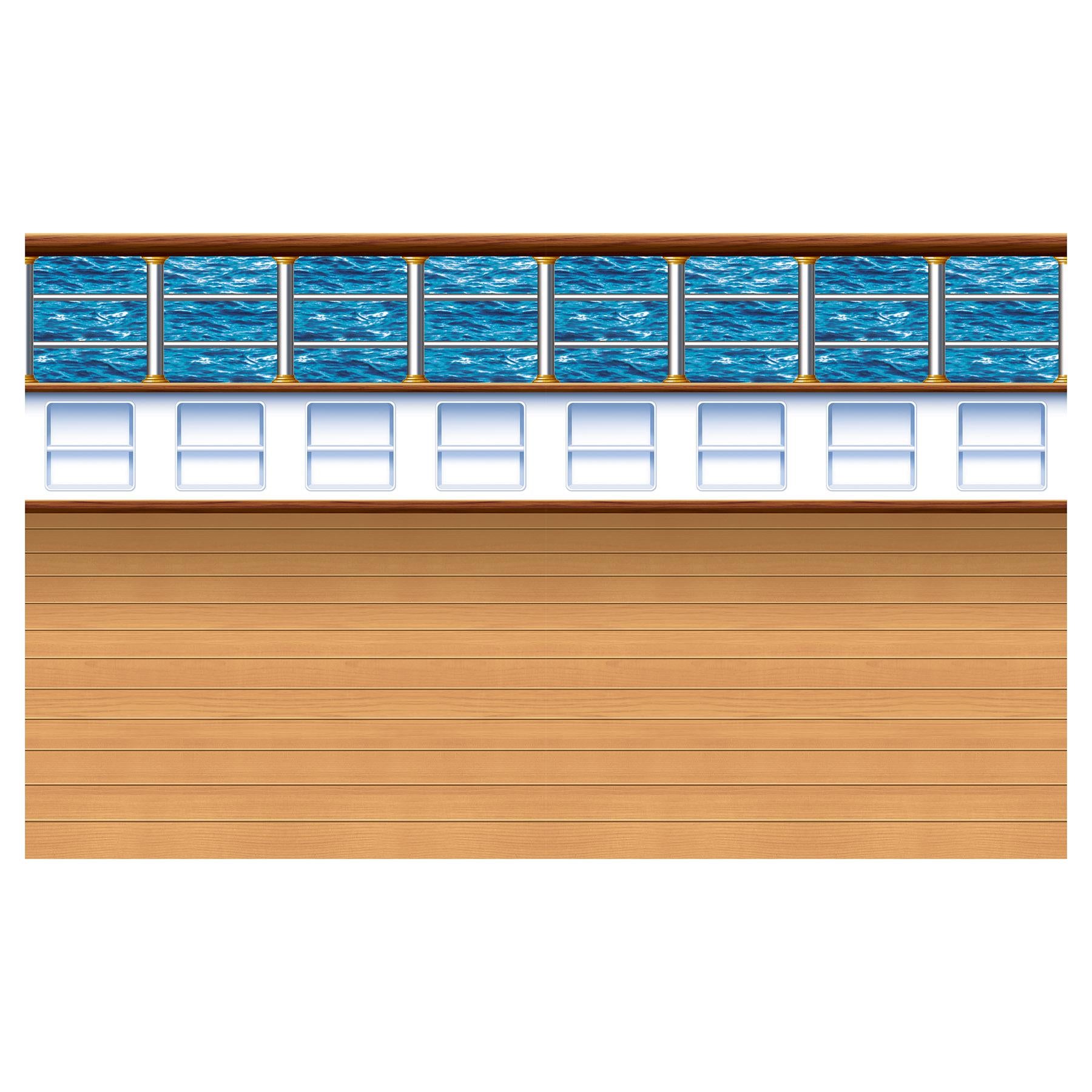 Beistle Cruise Ship Deck Party Backdrop