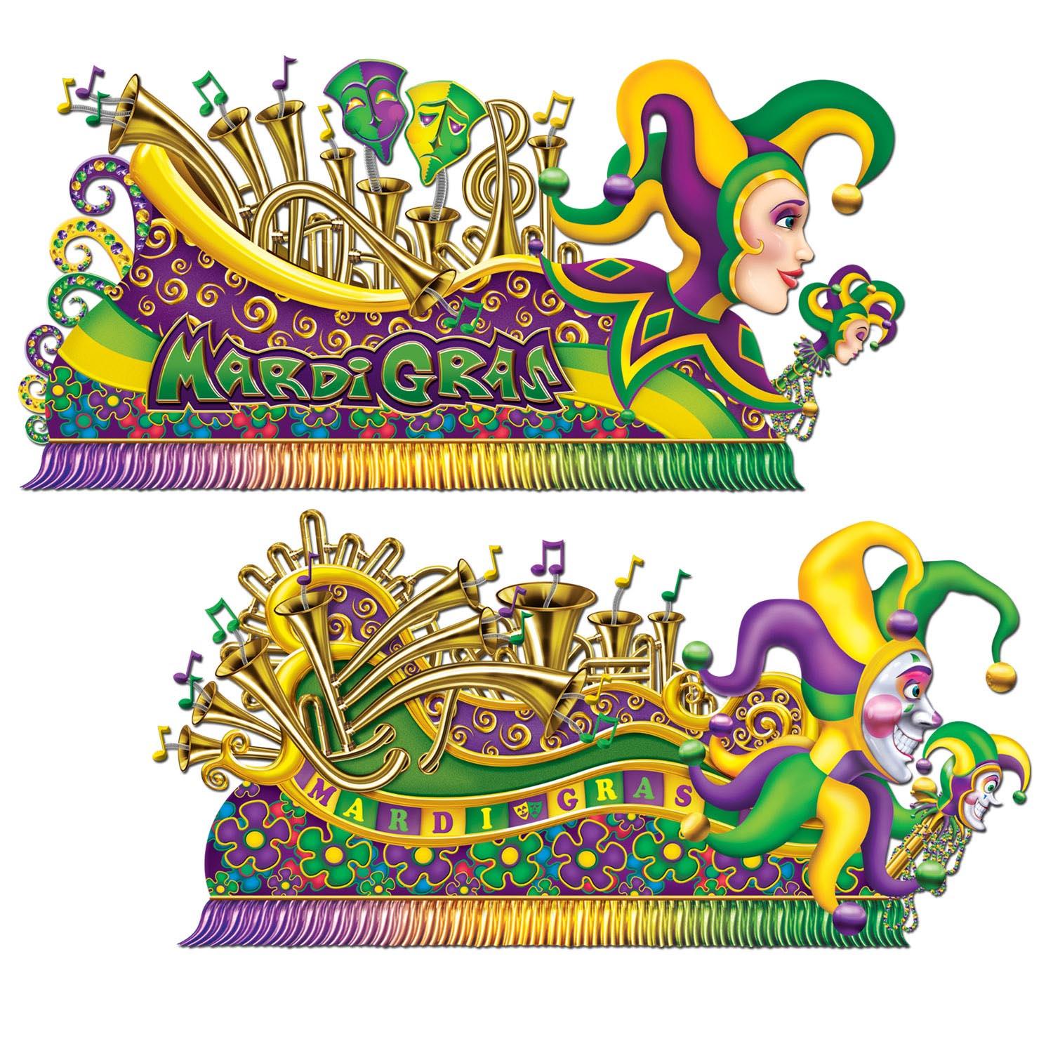 Beistle Mardi Gras Float Props (2/Pkg)