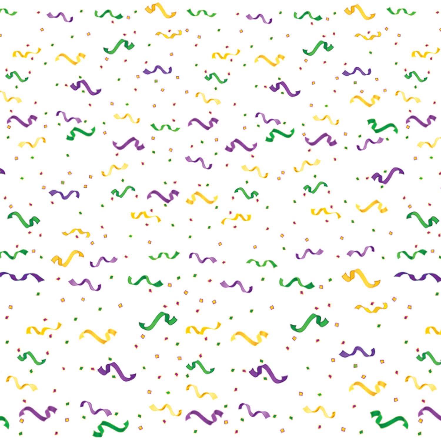 Beistle Mardi Gras Confetti & Serpentine Border Trim