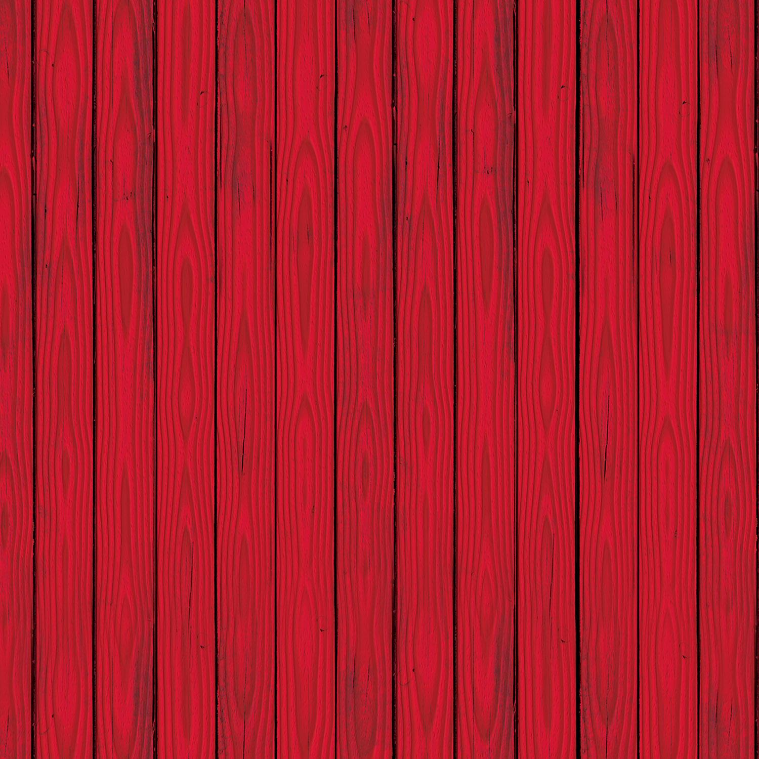 Beistle Red Barn Siding Party Backdrop