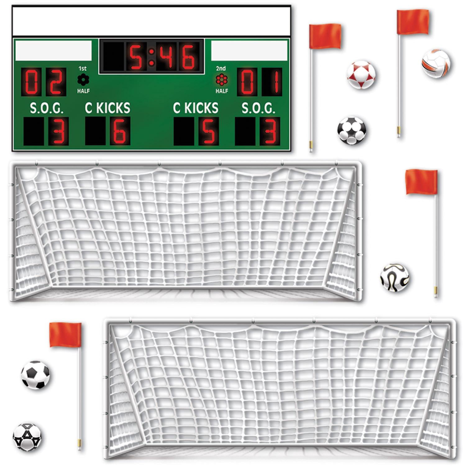 Beistle Soccer Party Props (13/Pkg)