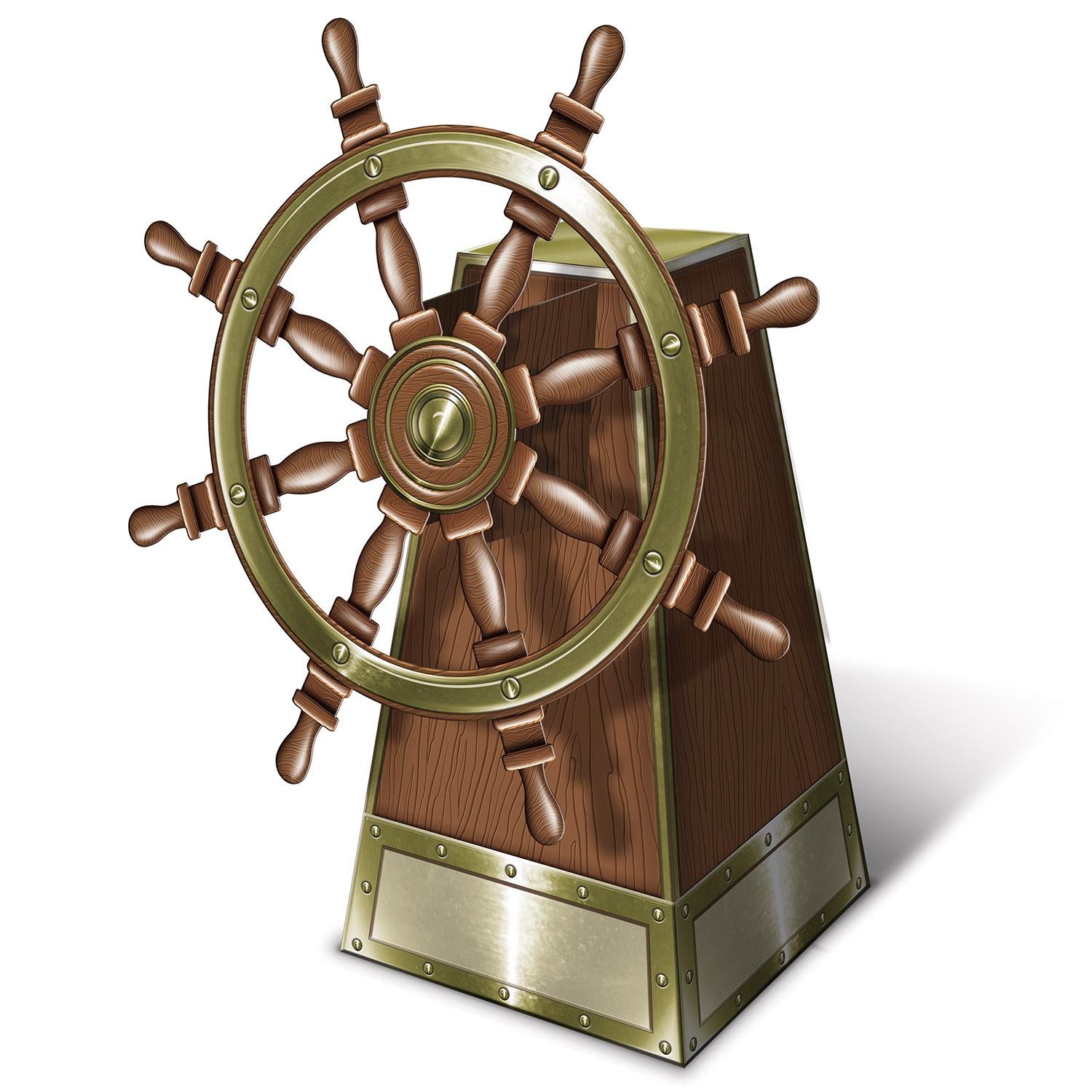 Beistle 3-D Jointed Ship's Helm Party Centerpiece