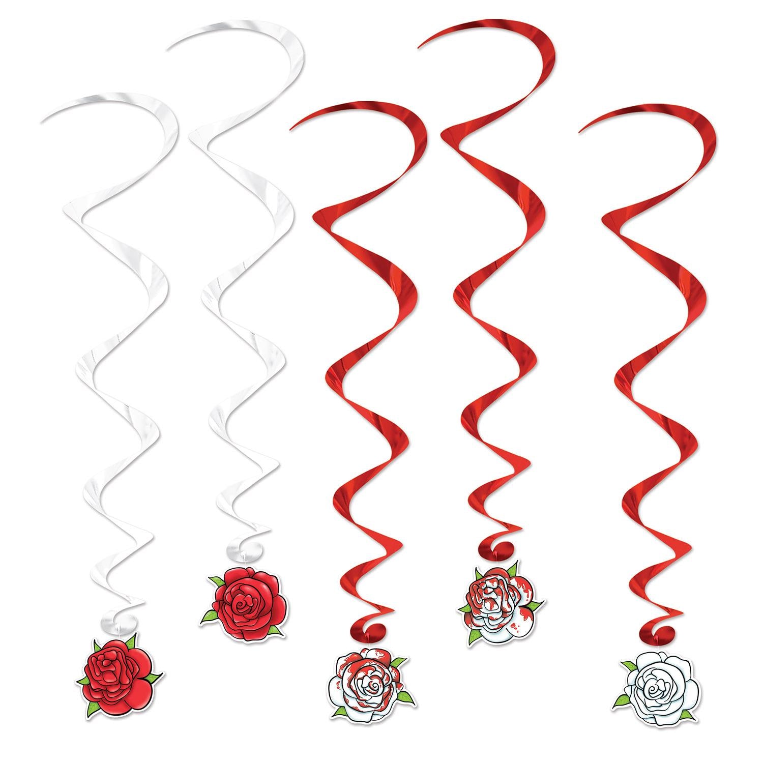 Beistle Rose Party Whirls (5/Pkg)