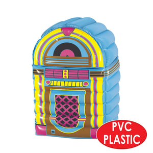 Inflatable Jukebox Cooler, party supplies, decorations, The Beistle Company, 50's/Rock & Roll, Bulk, Other Party Themes, Retro Themed Party Supplies