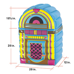 Inflatable Jukebox Cooler, party supplies, decorations, The Beistle Company, 50's/Rock & Roll, Bulk, Other Party Themes, Retro Themed Party Supplies