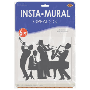 Bulk Roaring 20's Jazz Band Insta-Mural (Case of 6) by Beistle