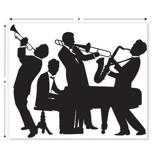 Bulk Roaring 20's Jazz Band Insta-Mural (Case of 6) by Beistle