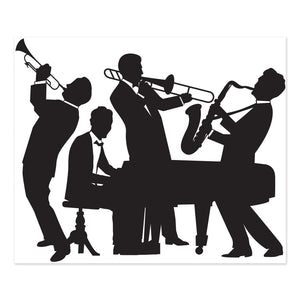 Beistle Roaring 20's Jazz Band Party Insta-Mural Decoration