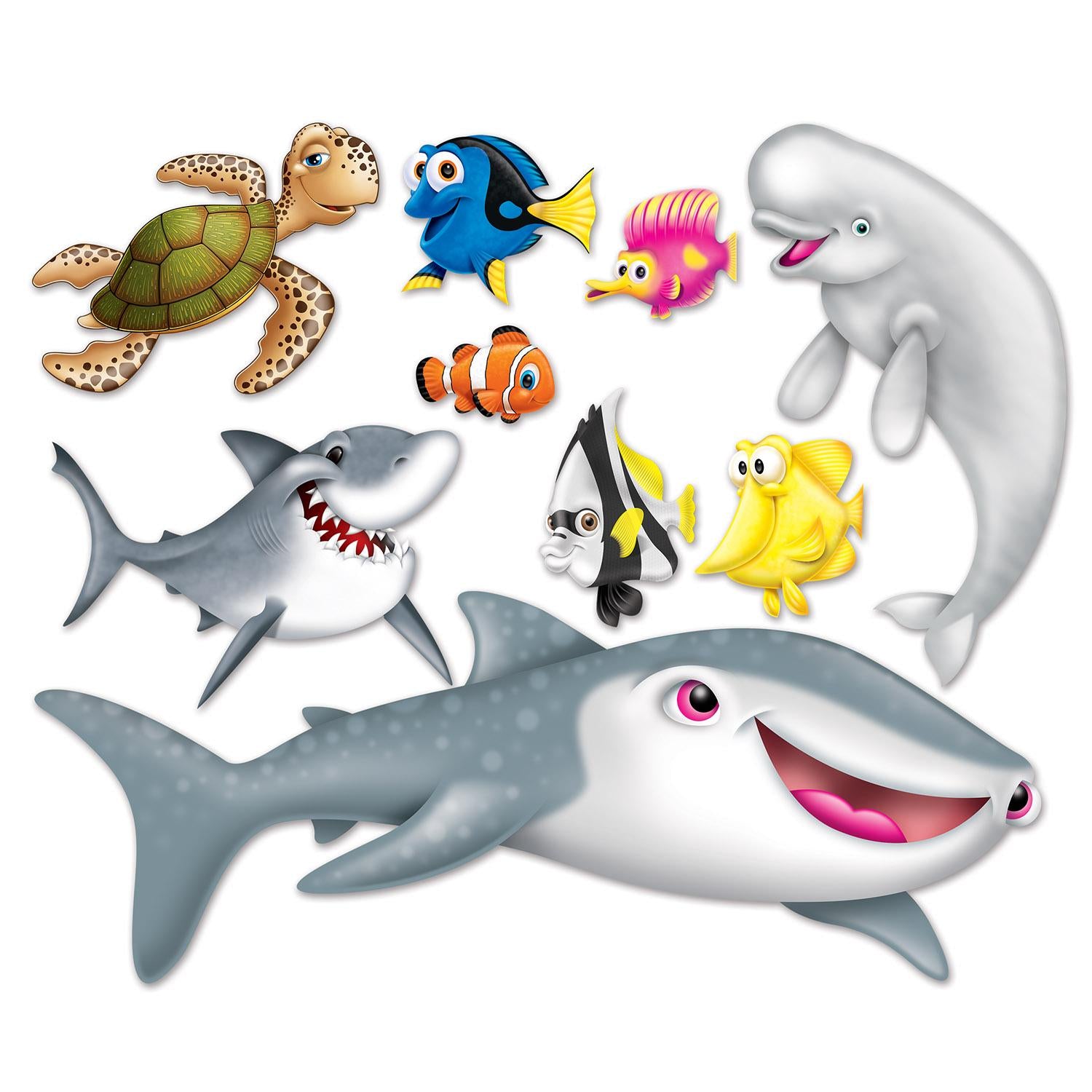 Beistle Under The Sea Party Props (9/Pkg)