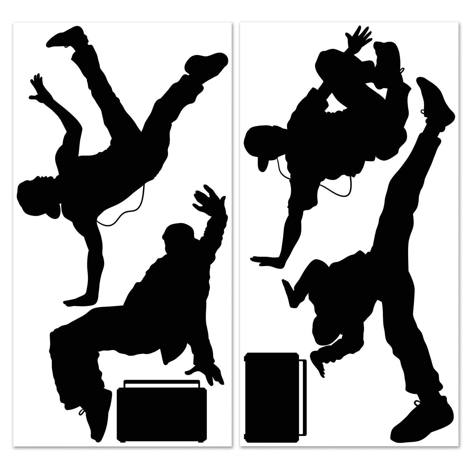 Beistle Break Dancer Party Props (6/Pkg)