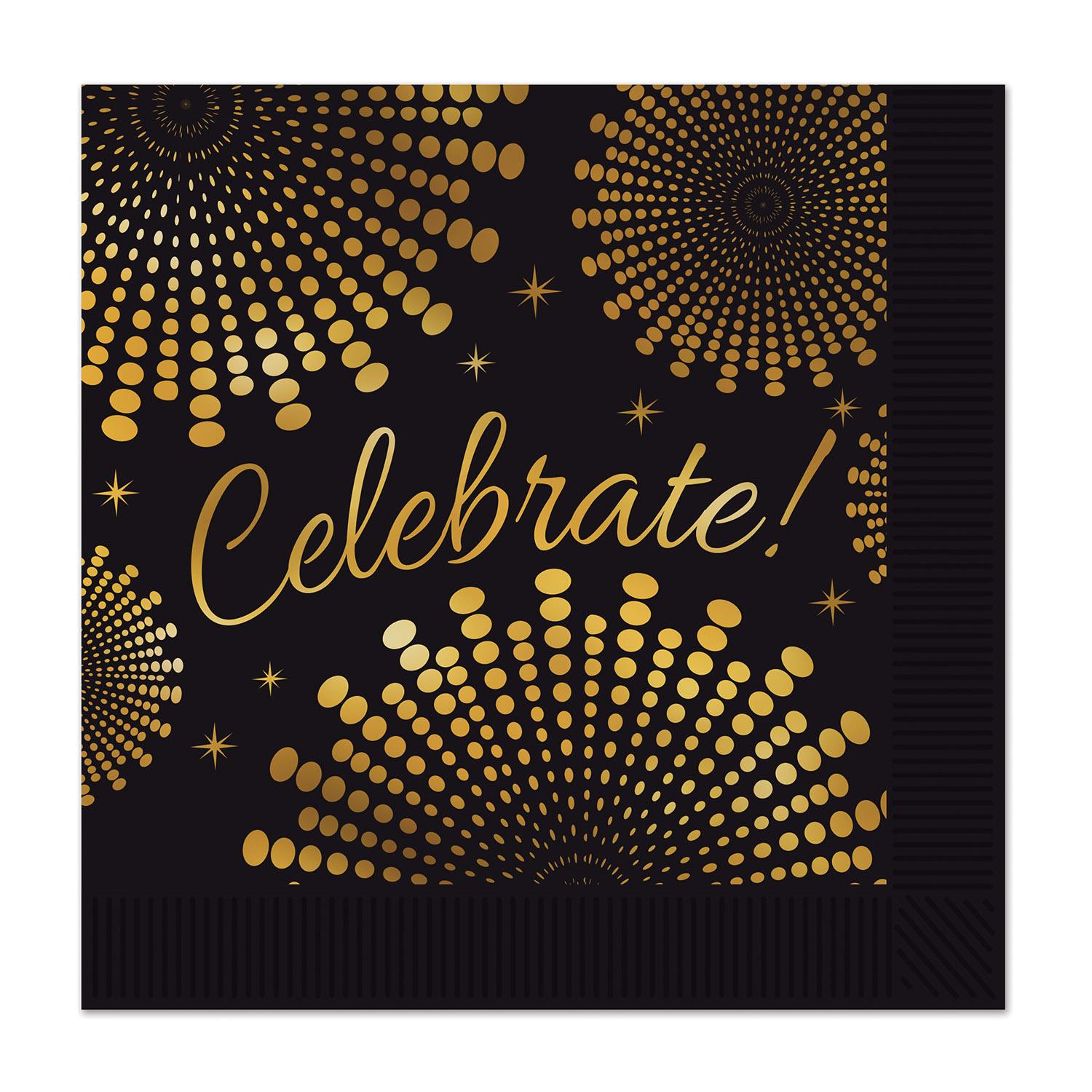 Beistle Celebrate! Party Luncheon Napkins (16/Pkg)