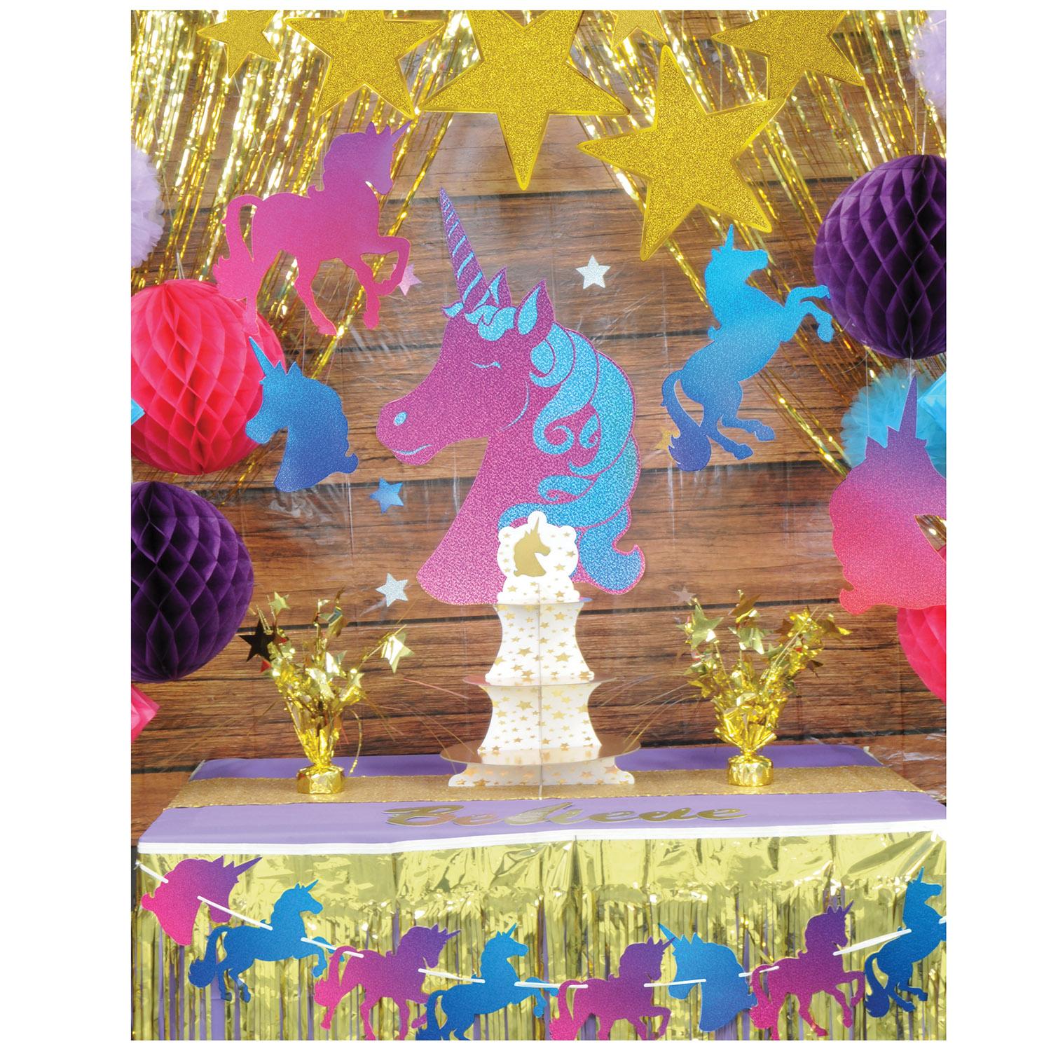 Beistle Unicorn Party Cupcake Stand