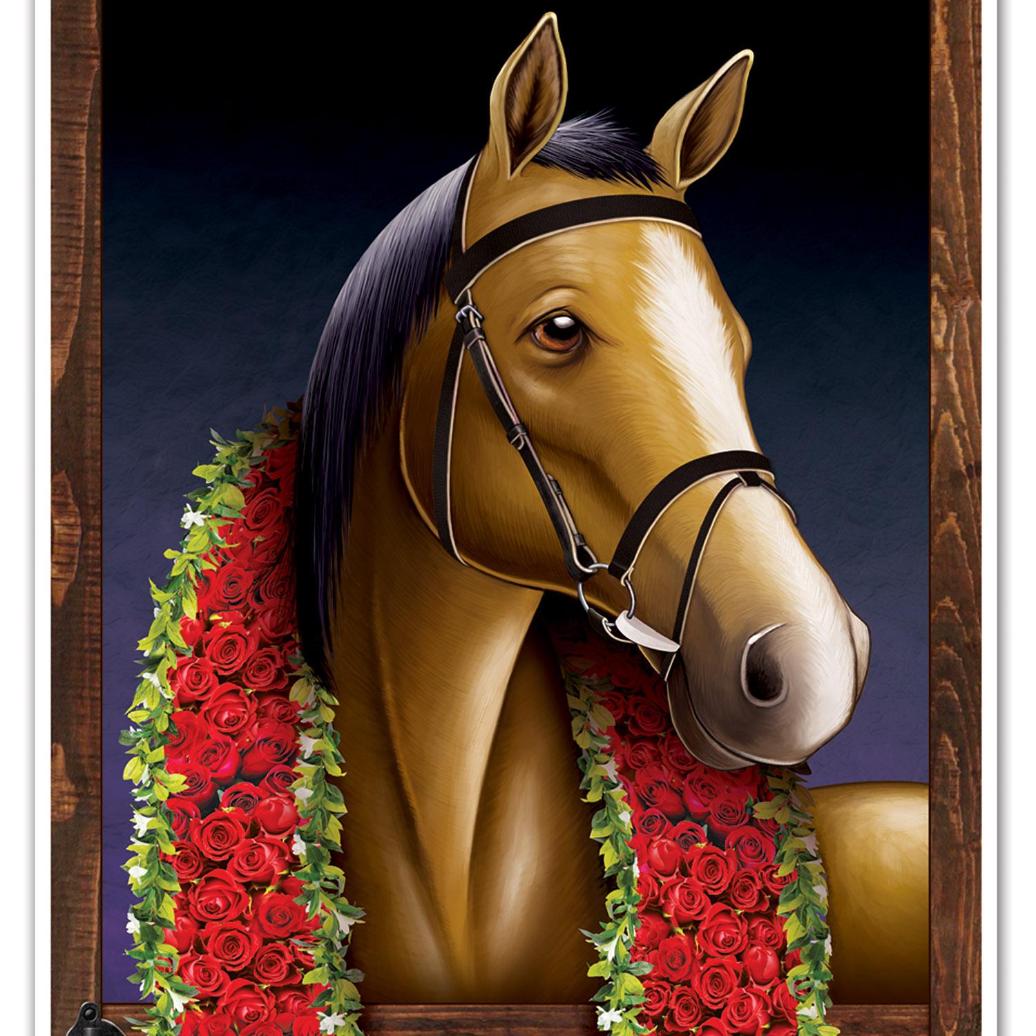 Beistle Horse Racing Party Door Cover