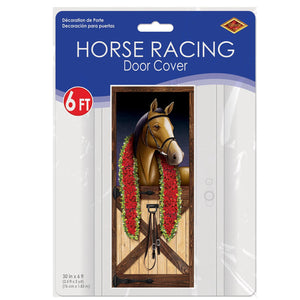 Bulk Horse Racing Door Cover (Case of 12) by Beistle