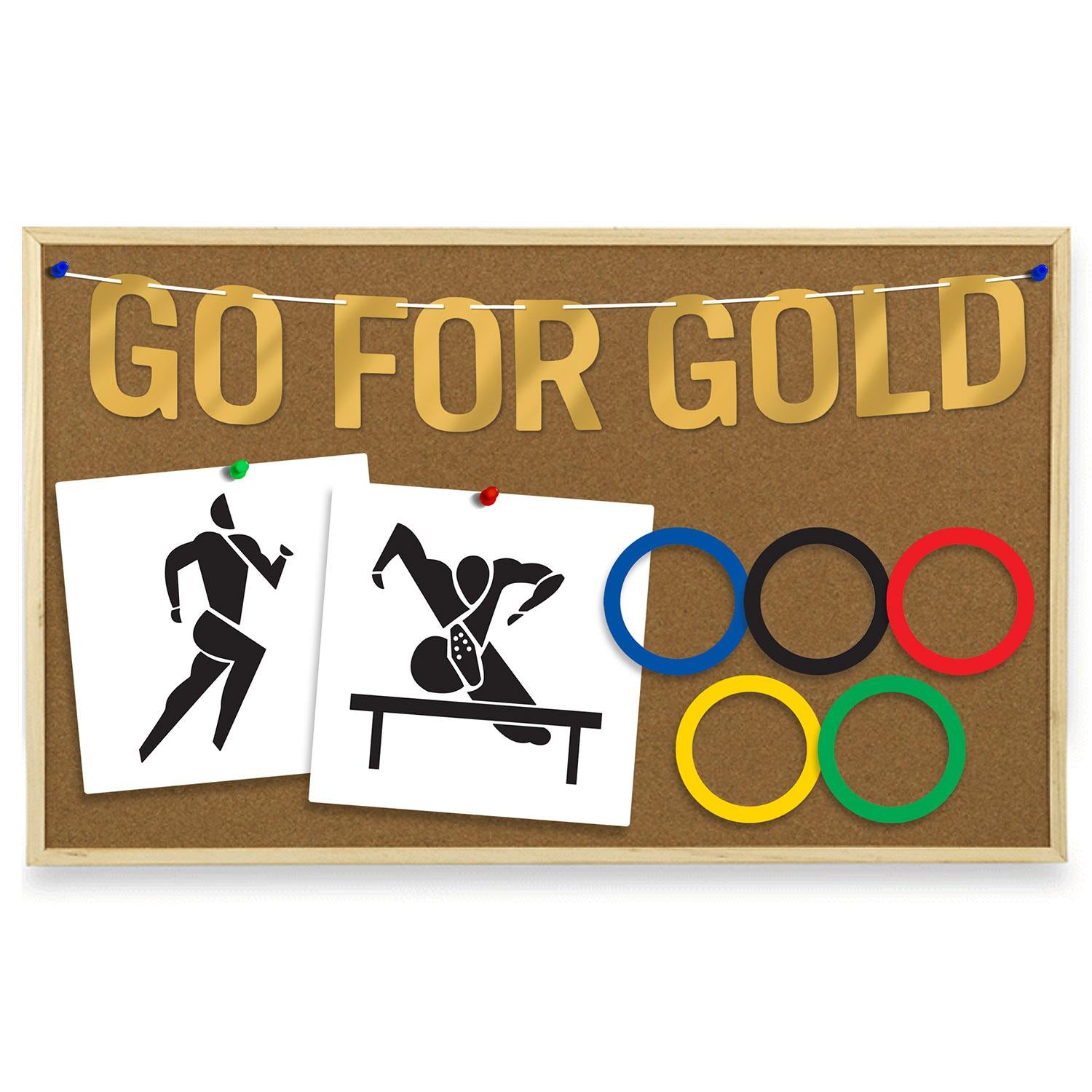 Beistle Foil Go For Gold Party Streamer