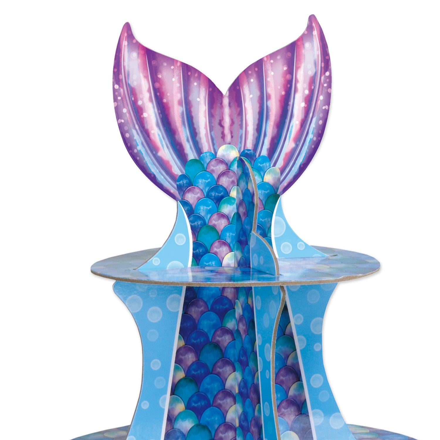 Beistle Mermaid Party Cupcake Stand