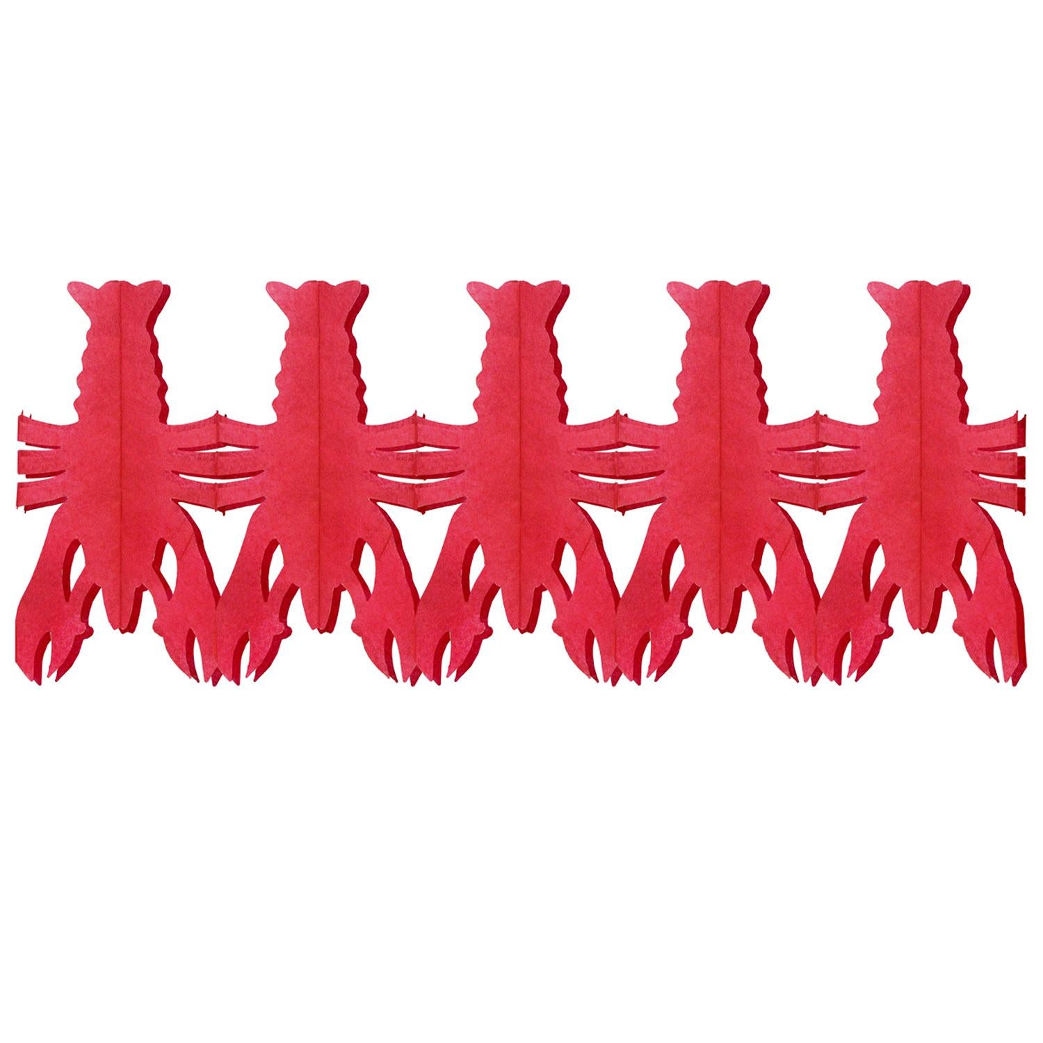 Beistle Mardi Gras Crawfish Garland