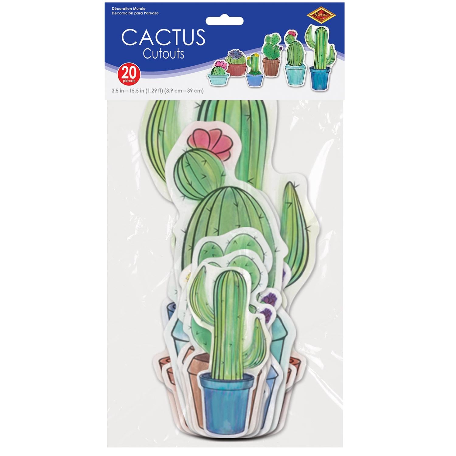 Beistle Cactus Party Cutouts (20/Pkg)