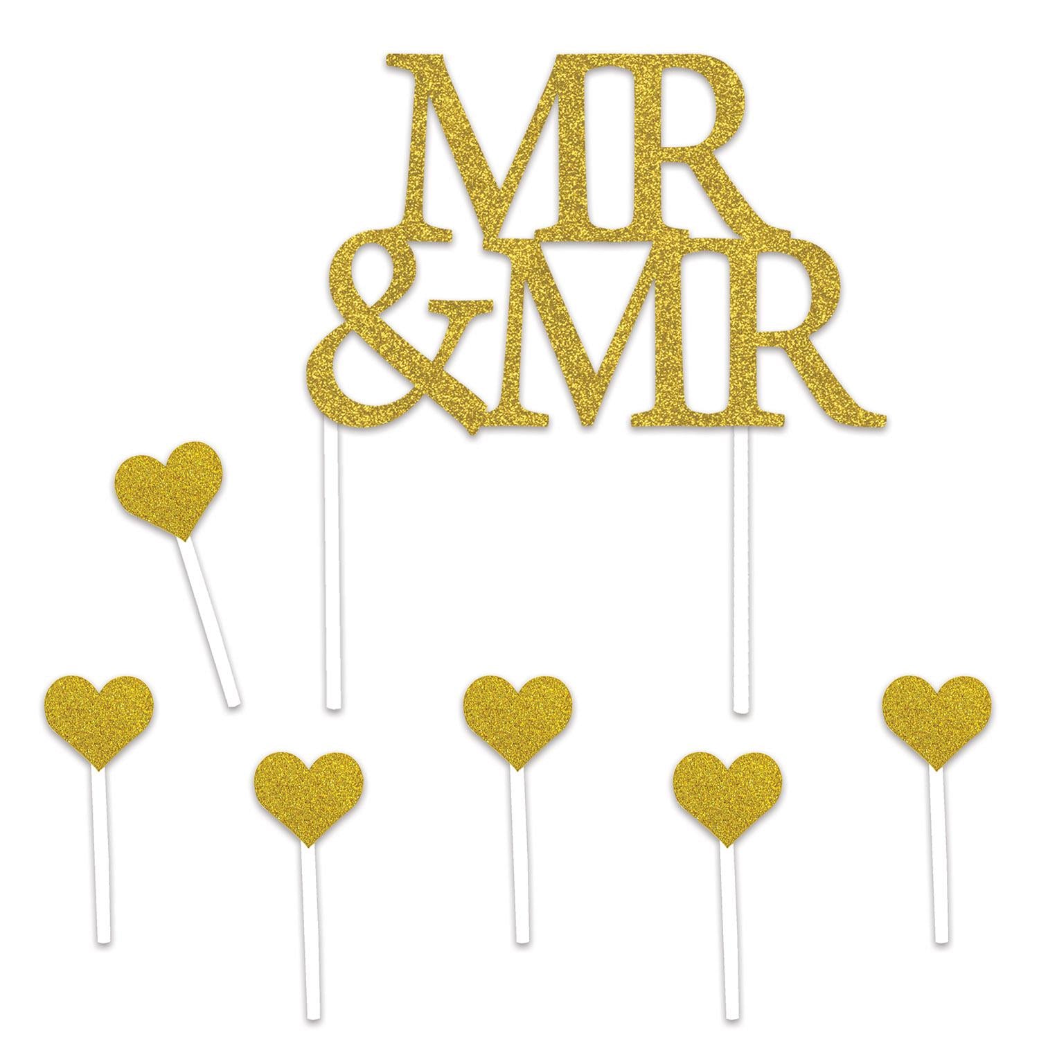 Beistle Mr & Mr Wedding Cake Topper