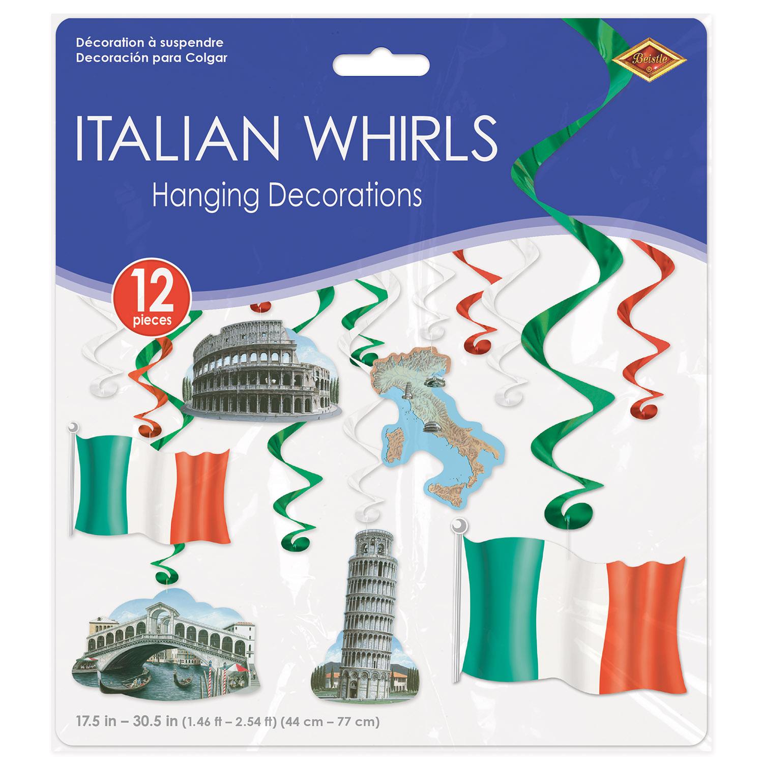 Beistle Italian Party Whirls (12/Pkg)