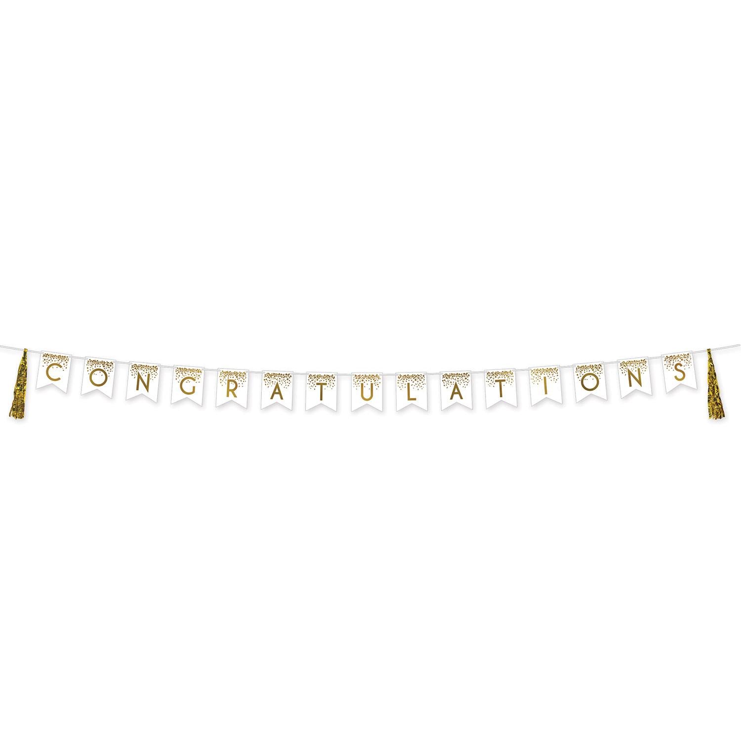 Beistle Congratulations Party Tassel Streamer