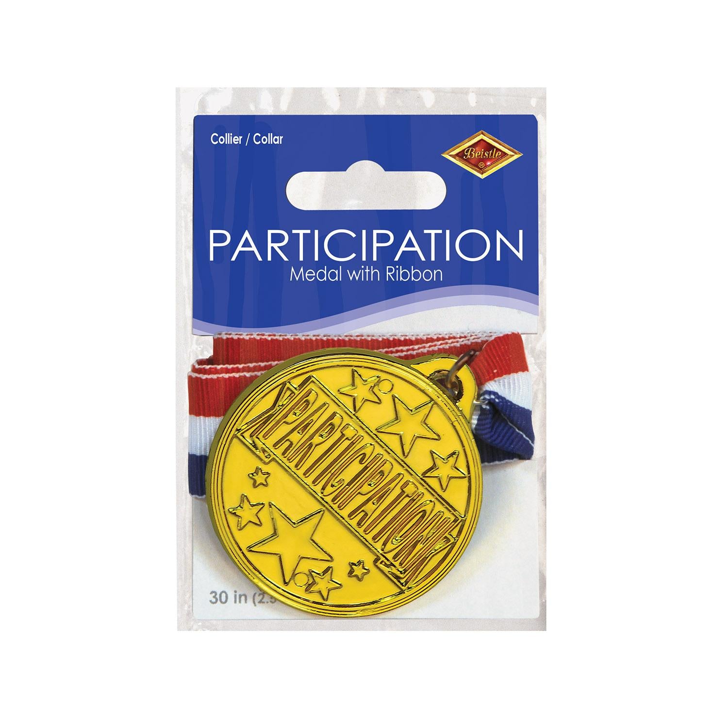 Beistle Participation Medal with Ribbon