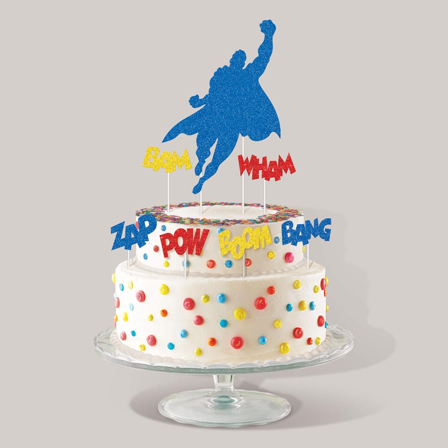 Beistle Hero Party Cake Topper