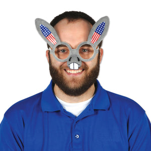 Bulk Patriotic Donkey Glasses (Case of 12) by Beistle