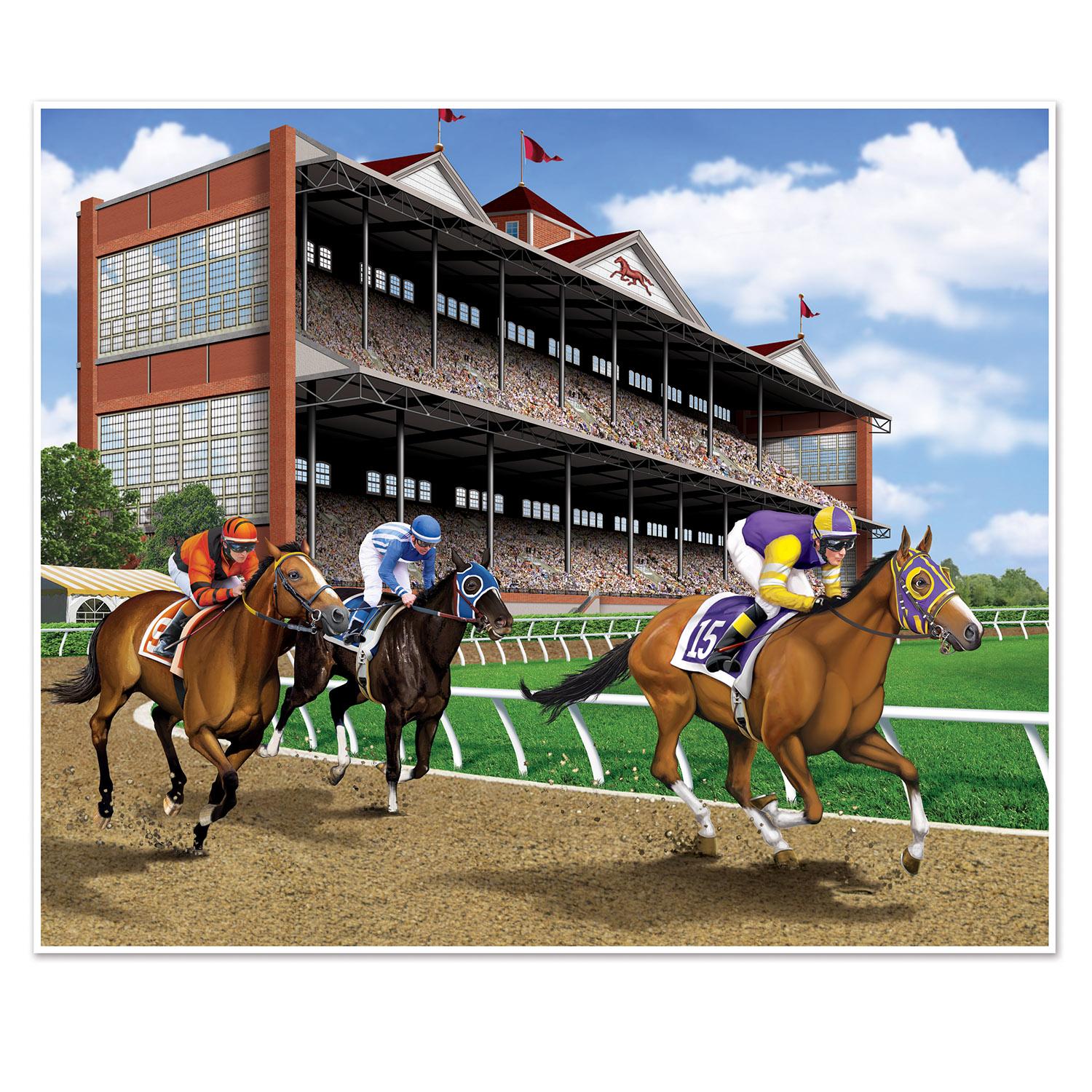 Beistle Horse Racing Party Insta-Mural Photo Op