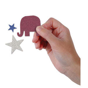 Bulk Republican Deluxe Sparkle Confetti (Case of 12 packages) by Beistle