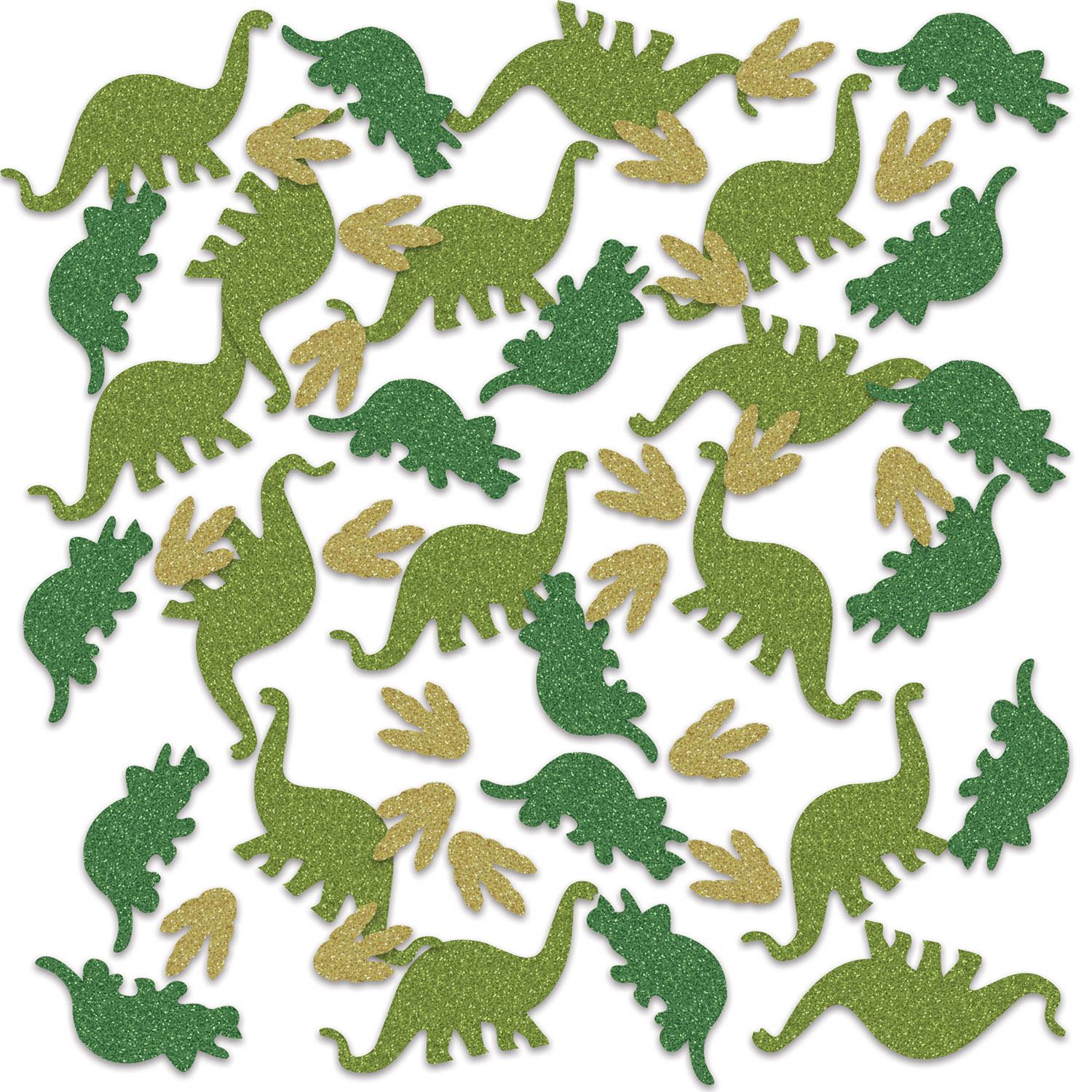 Beistle Dinosaur Deluxe Party Sparkle Confetti (0.5 Oz/Pkg)