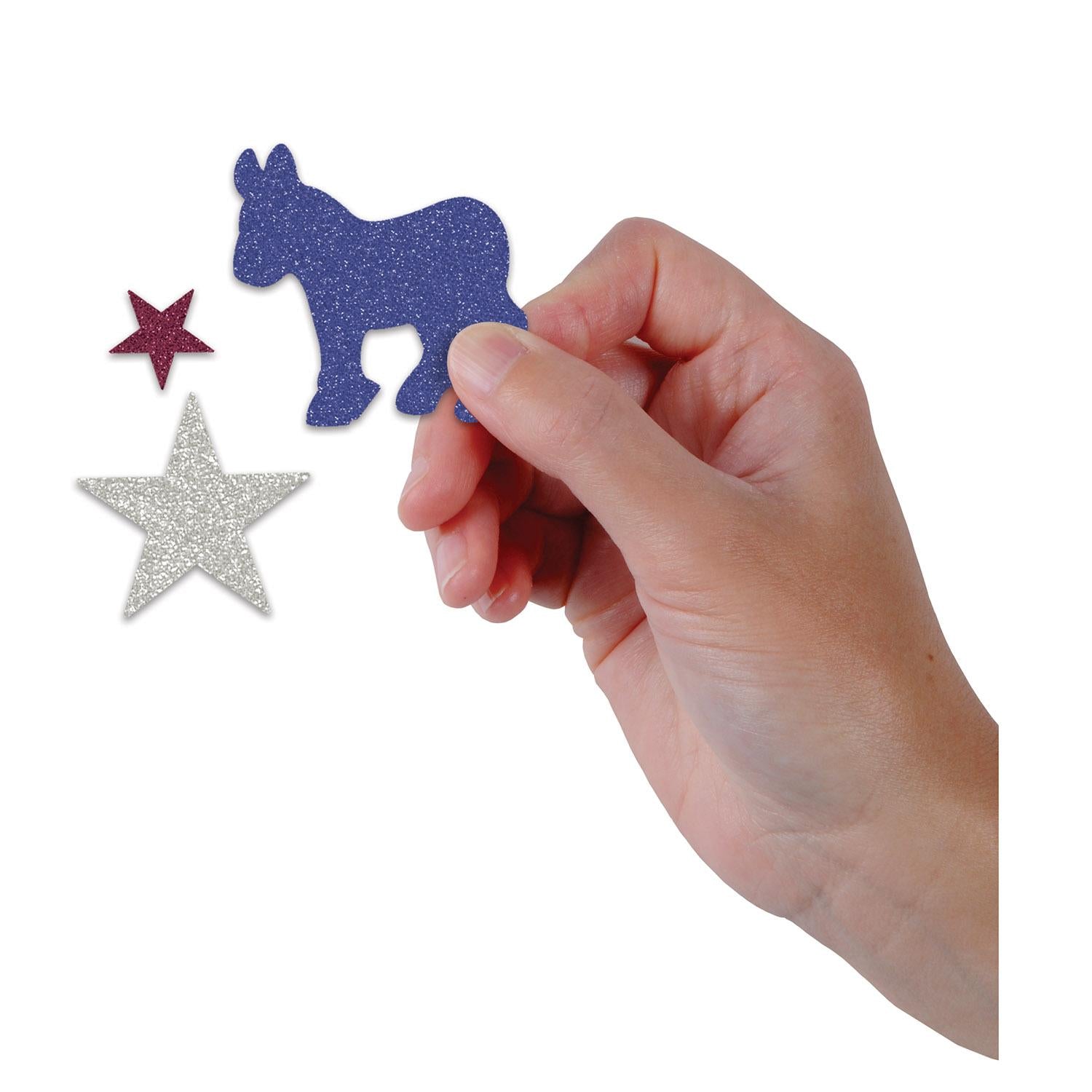 Democratic Deluxe Sparkle Party Confetti (0.5 Oz/Pkg)