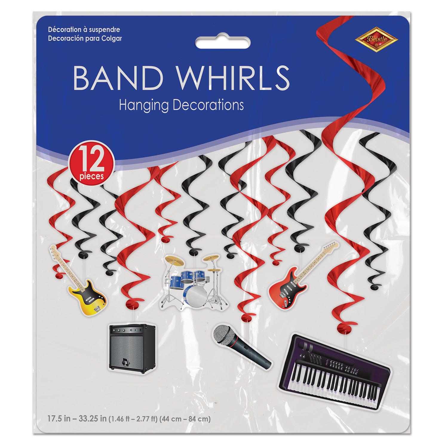 Beistle Band Party Whirls (12/Pkg)