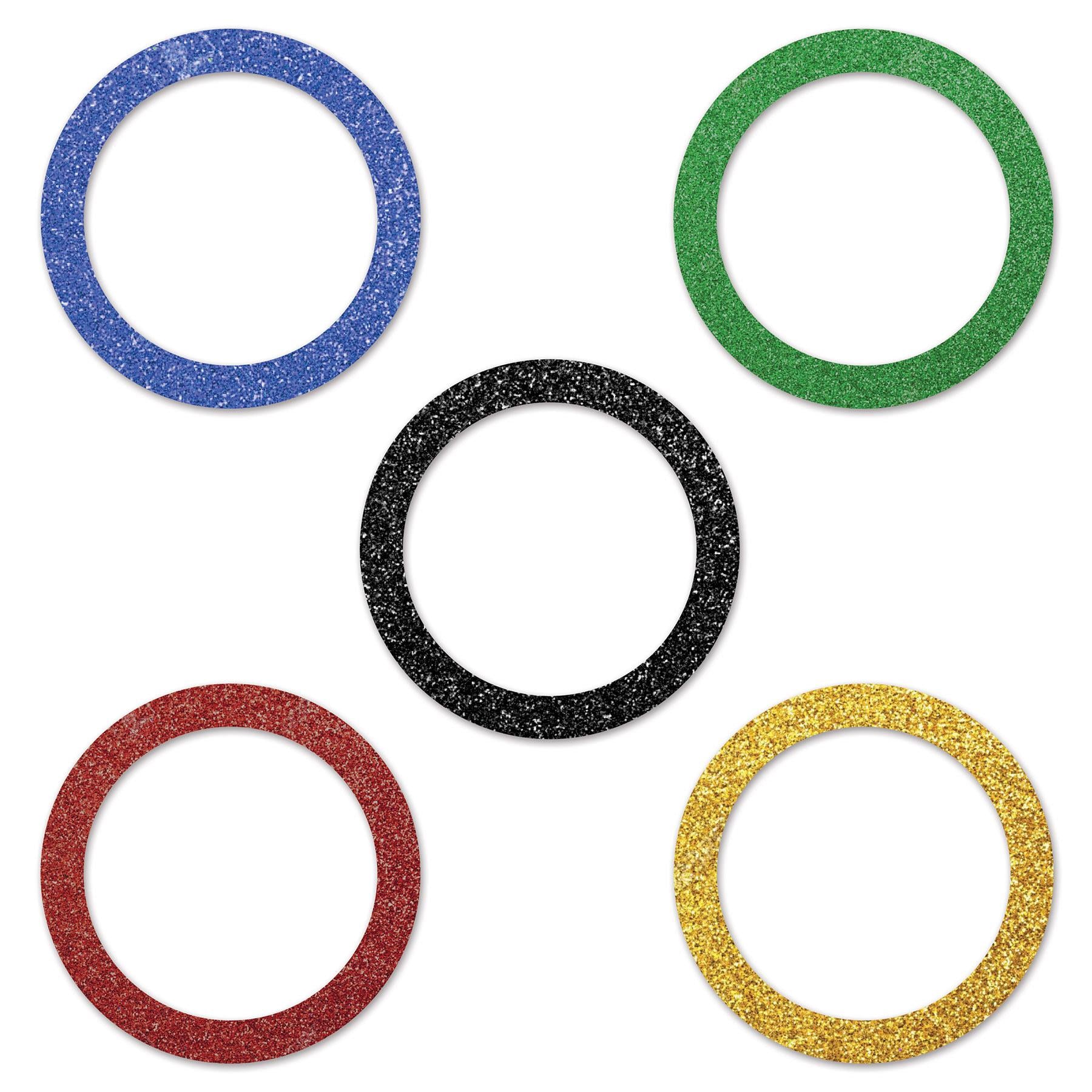 Beistle Sports Party Rings Del Sparkle Confetti (0.5 Oz/Pkg)