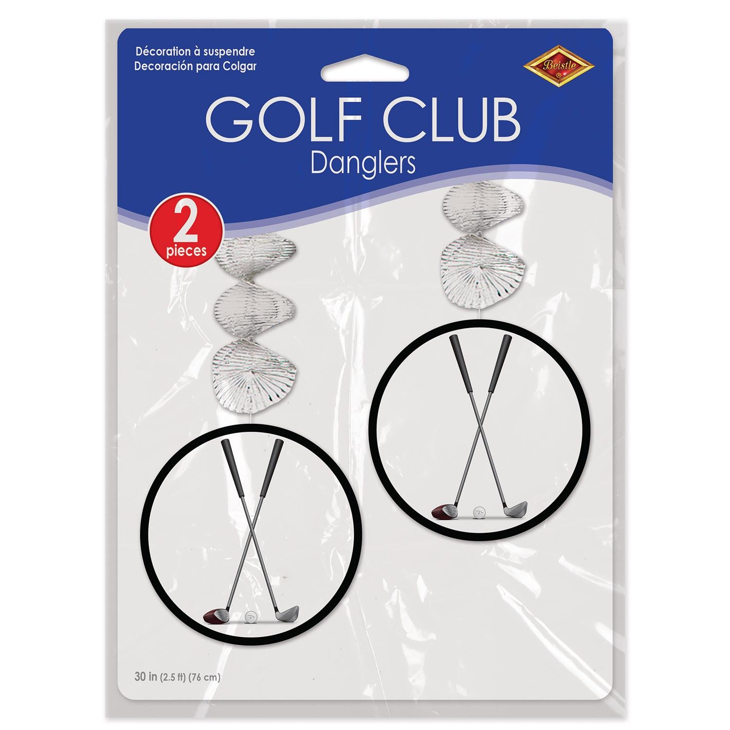 Beistle Golf Club Party Danglers (2/Pkg)